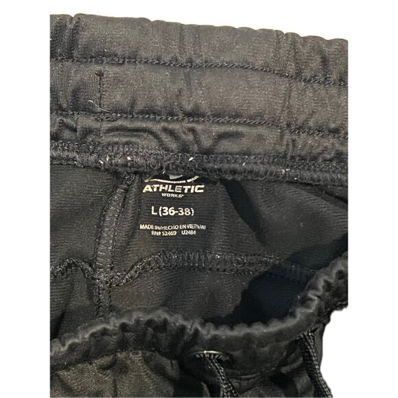 Athletic Works Dri Works Black Track Pants L (36-38) - Picture 3 of 3